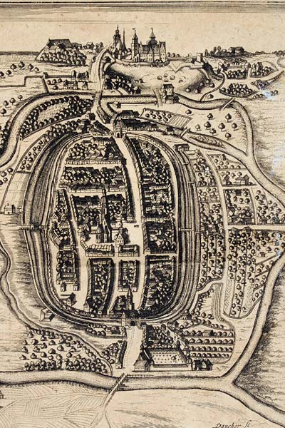 Stadtplan von 1696